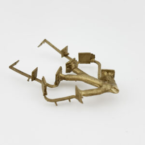 S&D carriage end step set casting 3/4 view